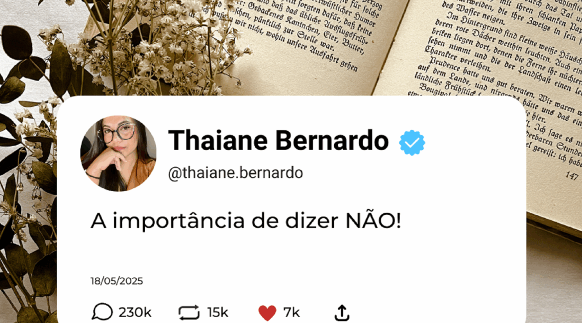 A importância do NÃO
